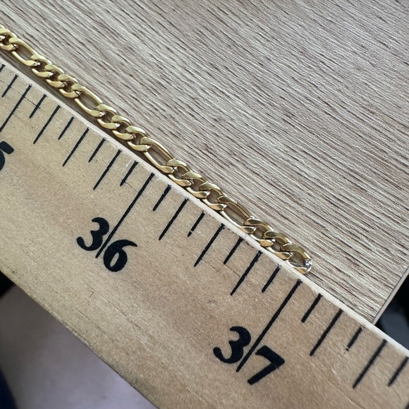 18K Gold Plated Stainless Steel Chain – 36” DIY Jewelry Supply - Picture 6 of 7